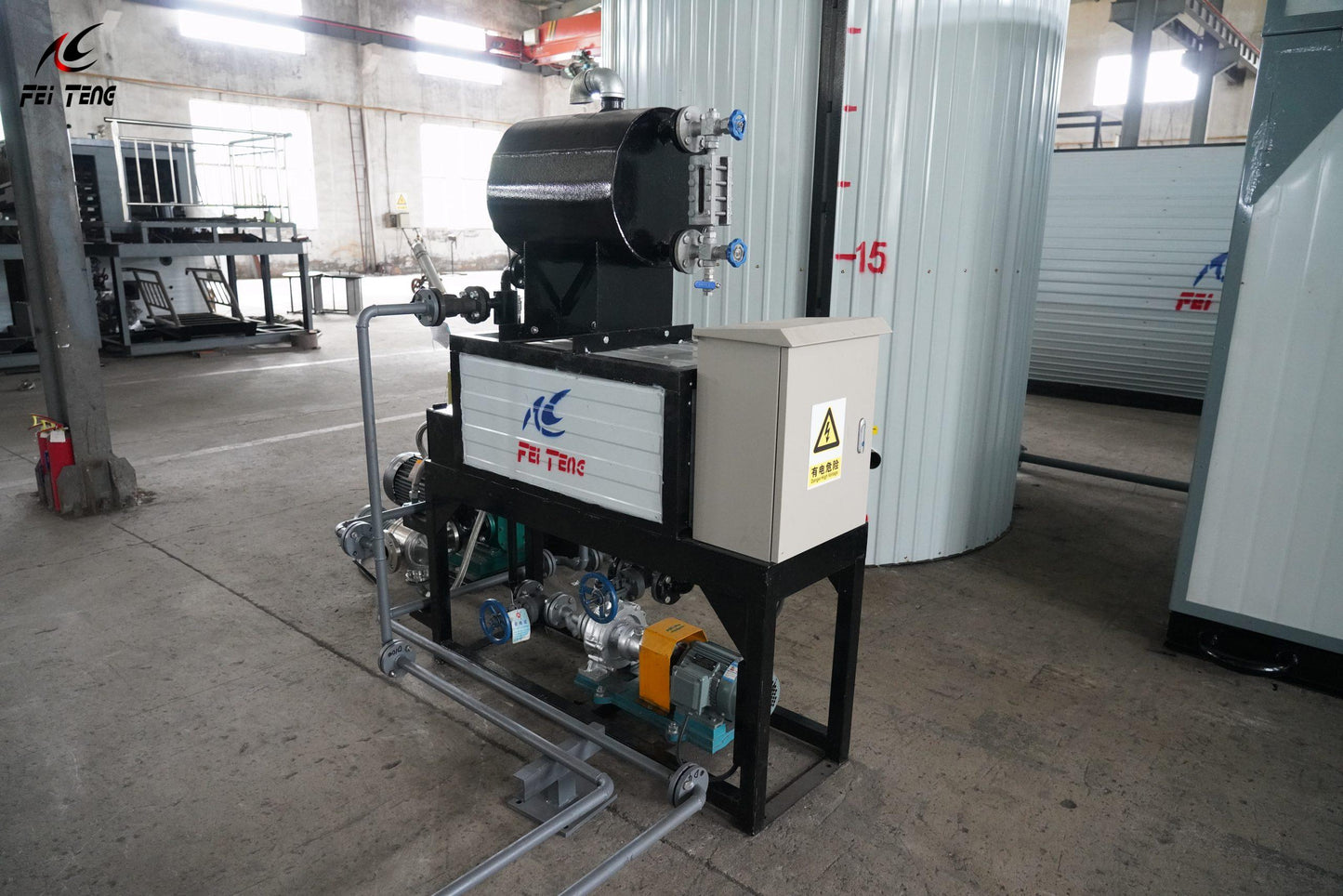 Automatic Electric Thermal Oil Heater Skid-Mounted Unit