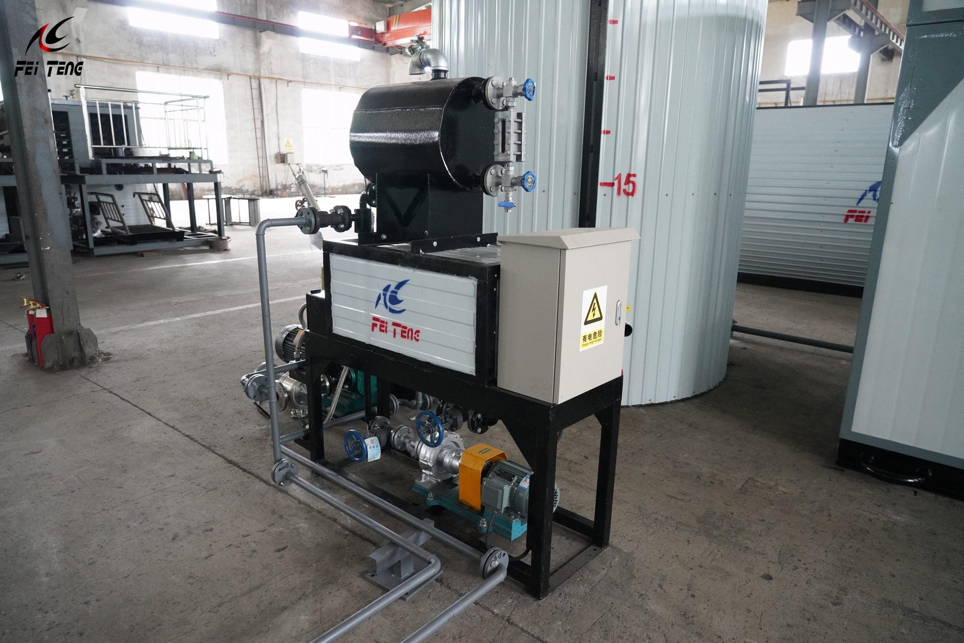Automatic Electric Thermal Oil Heater Skid-Mounted Unit