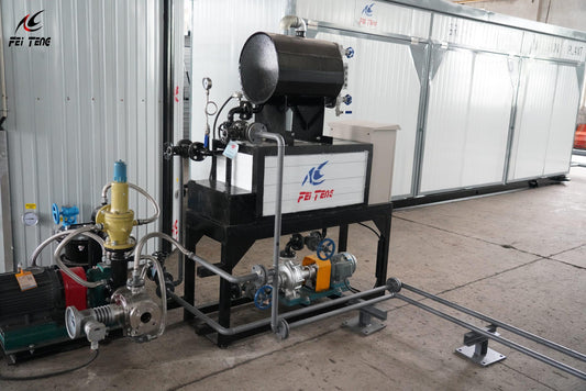 Feiteng Electric Bitumen Heater Control Cabinet and Pump Details