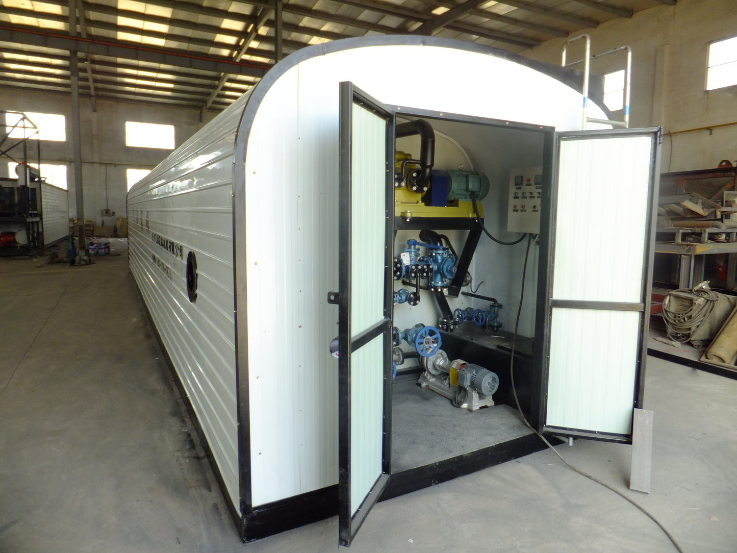 YDL-40F Bruciatore diesel Doppio riscaldamento Serbatoio di bitume quadrato