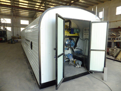 YDL-40F Bruciatore diesel Doppio riscaldamento Serbatoio di bitume quadrato