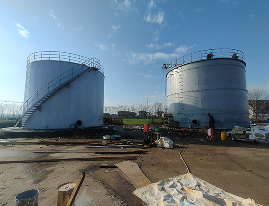 500m³ Vertical Bitumen Storage Tank (Site-Assembled)